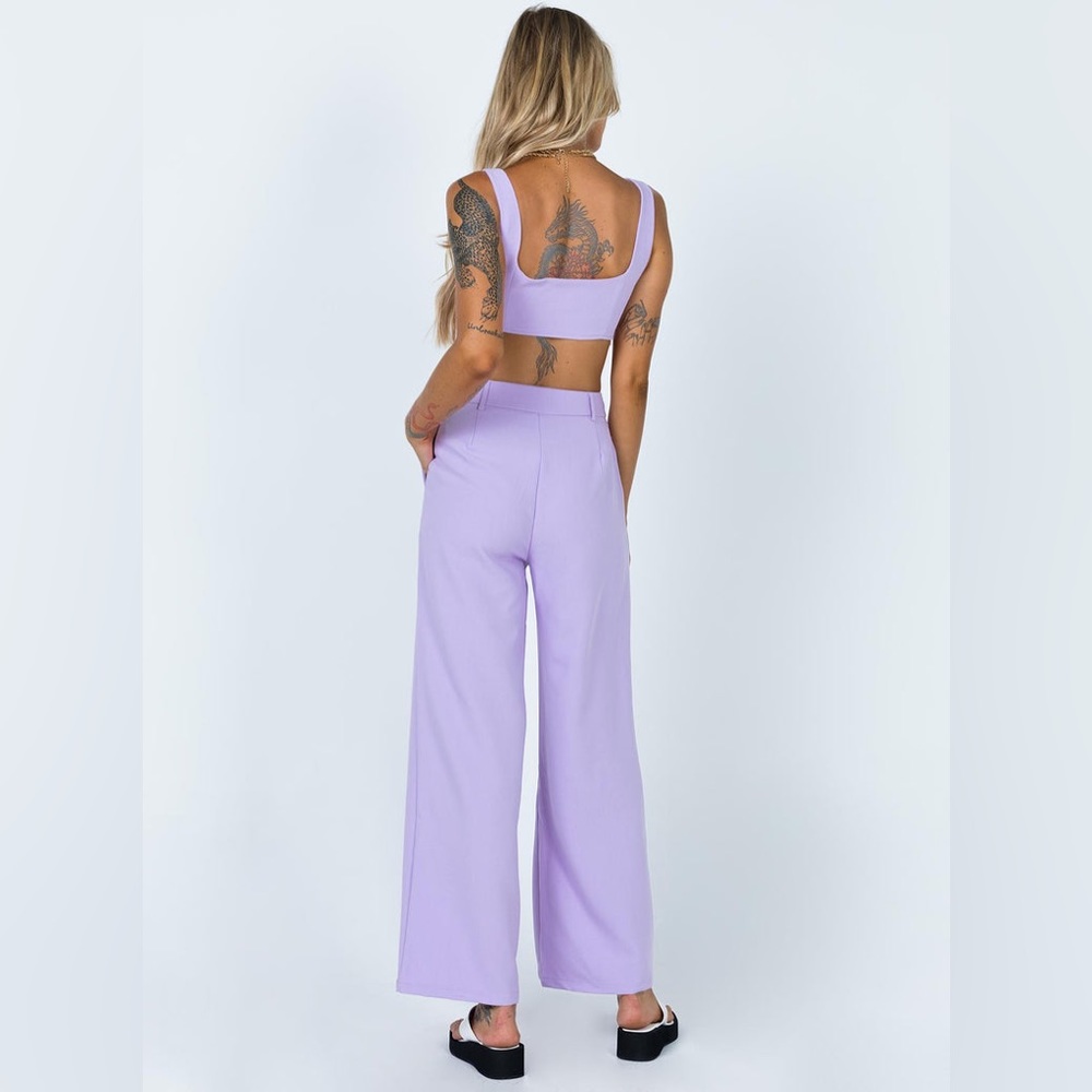 Princess Polly Huxley Set, Lilac, Size Women’s US 8 - Picture 4 of 8